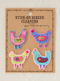Stick-On Screen Cleaner, Set of 4 - Chicken
