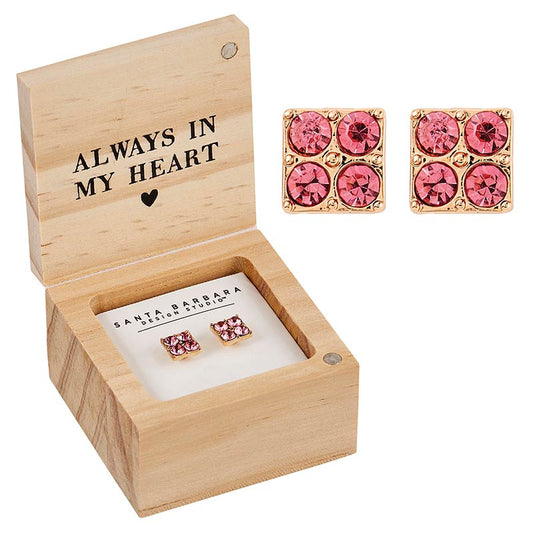 Treasure Box Earrings - Love
