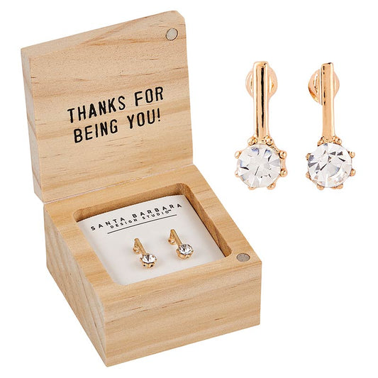 Treasure Box Earrings - You Are One in a Million
