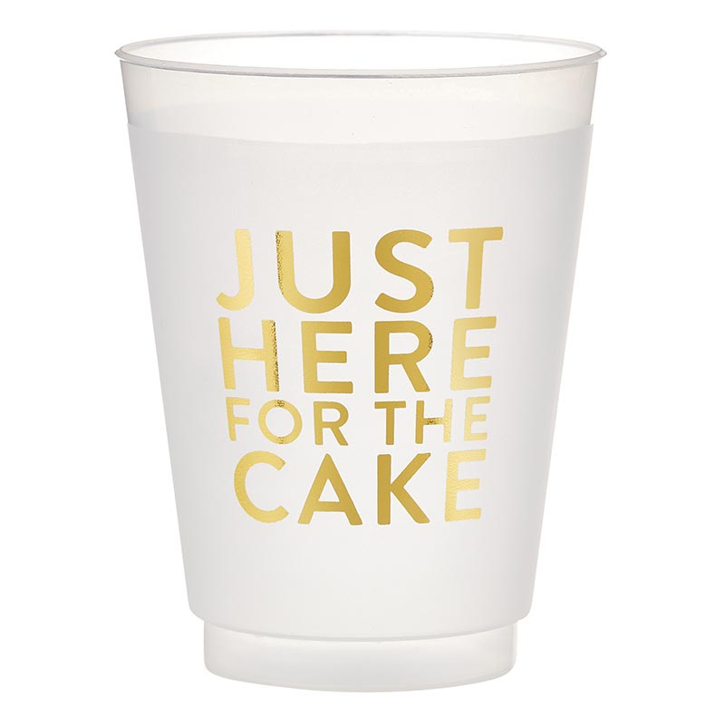 Gold Foil Frost Cup - Here for the Cake