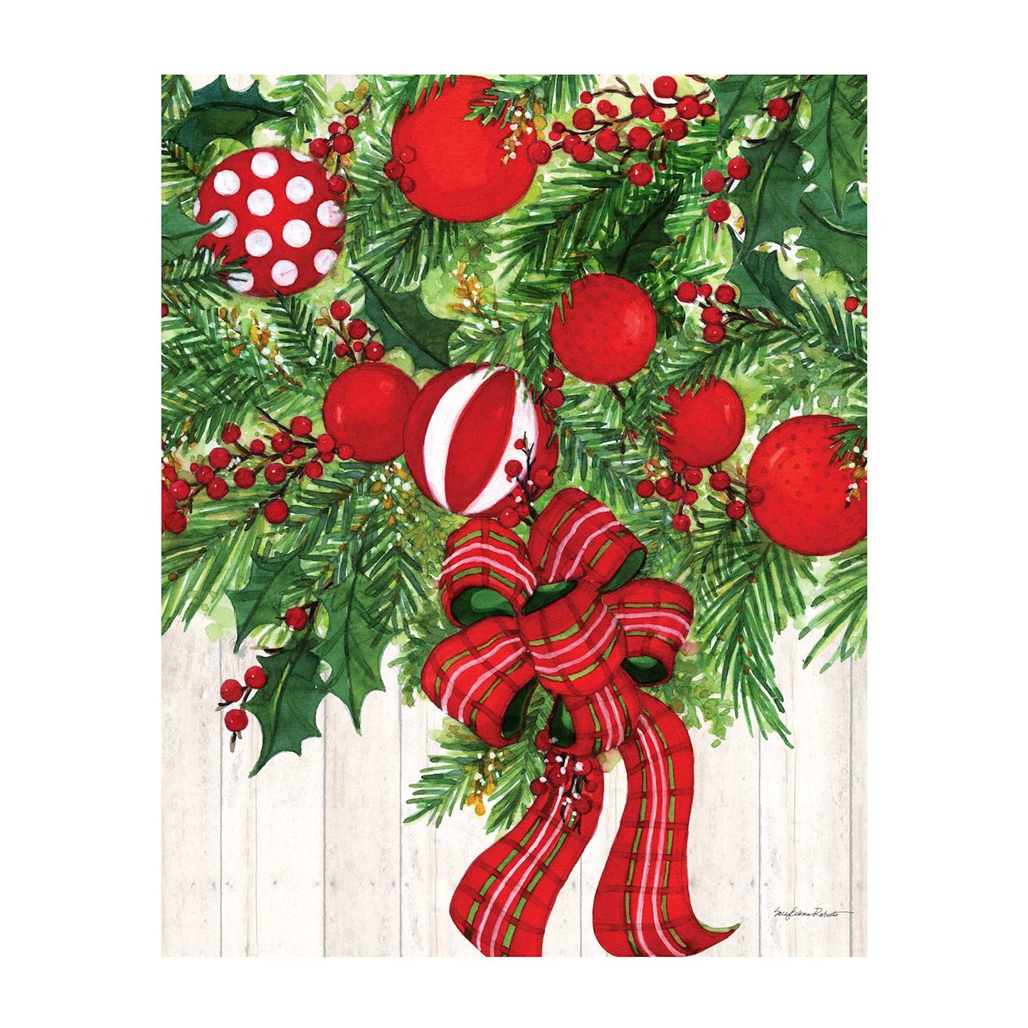 Christmas Garland 20" Art Pole