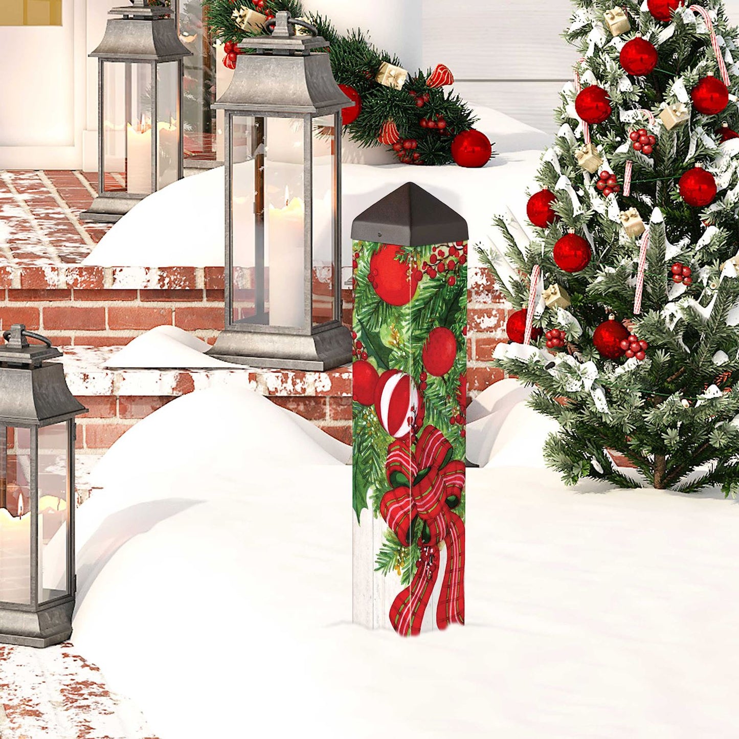 Christmas Garland 20" Art Pole