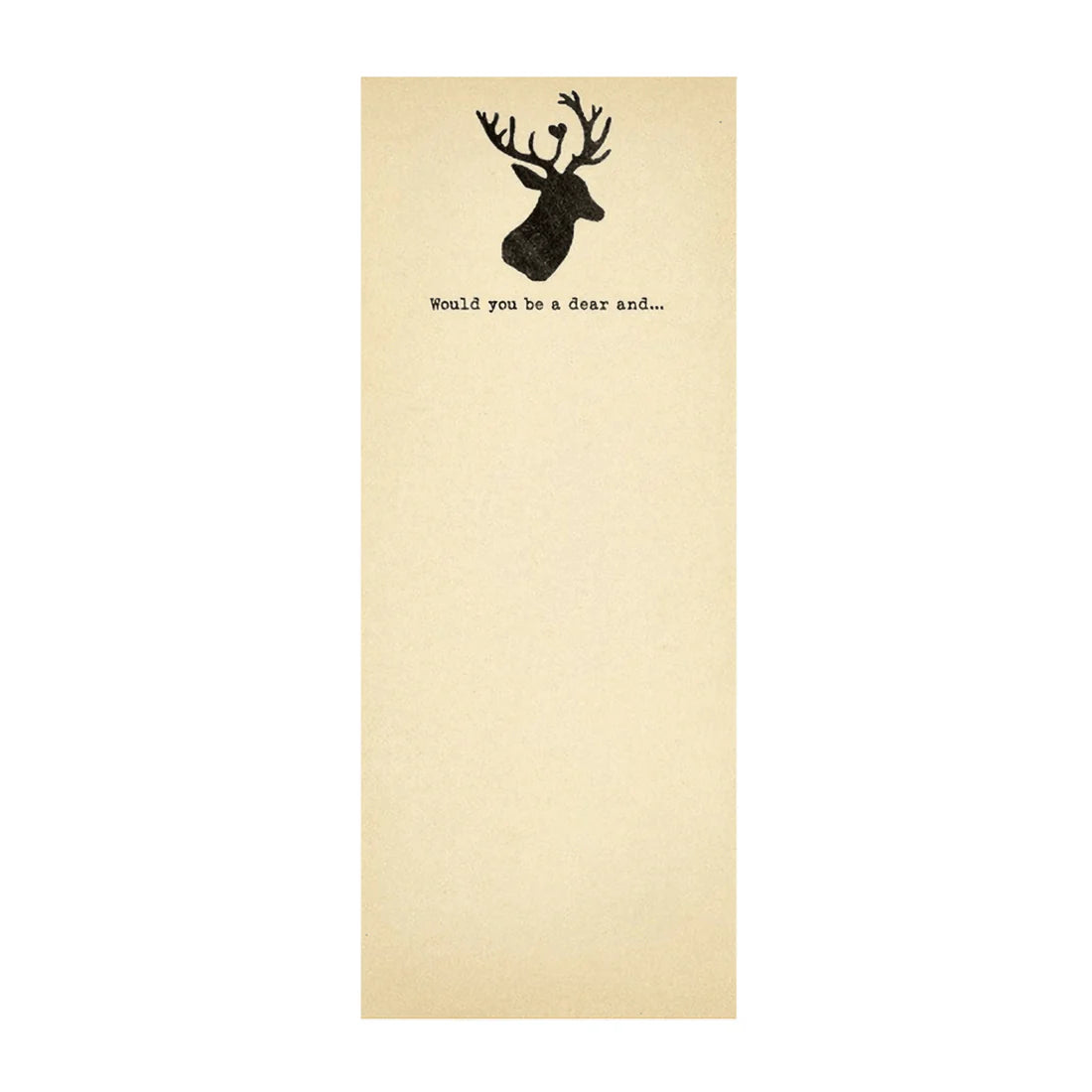 Deer Skinny Notepad