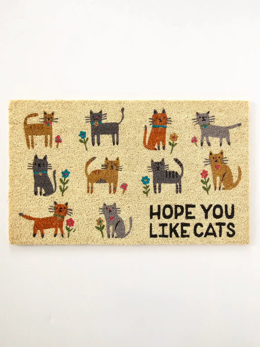 Bungalow Doormat - Like Cats