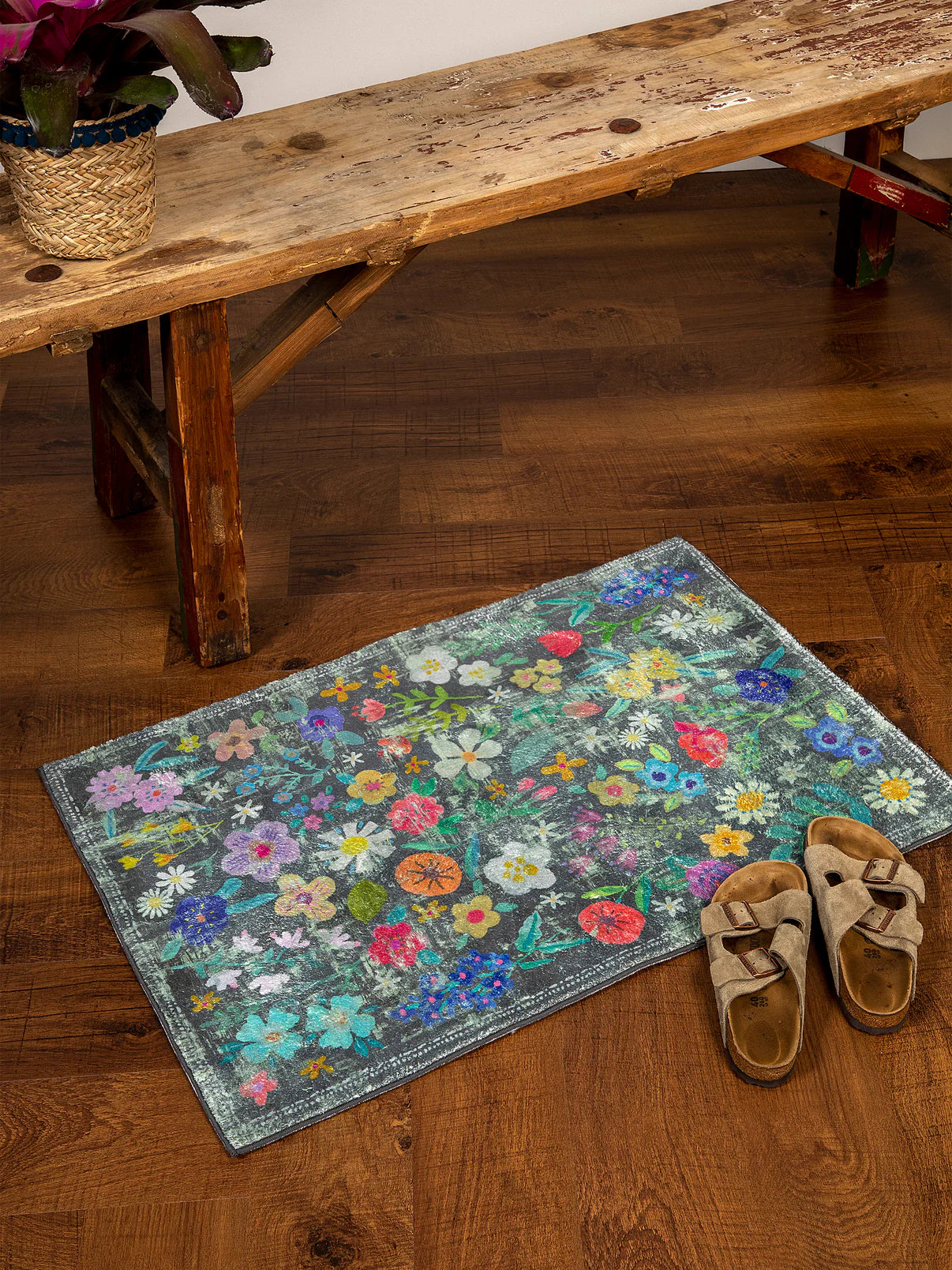 Wildflower Chenille Rug