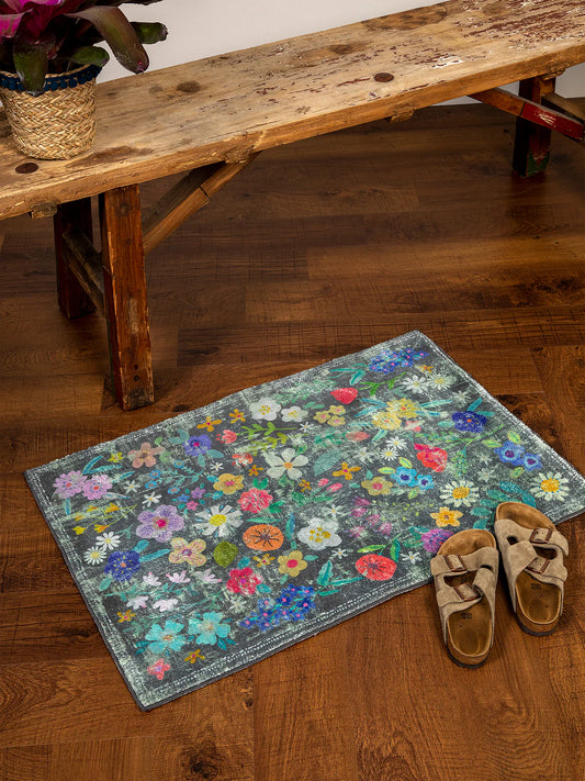 Wildflower Chenille Rug
