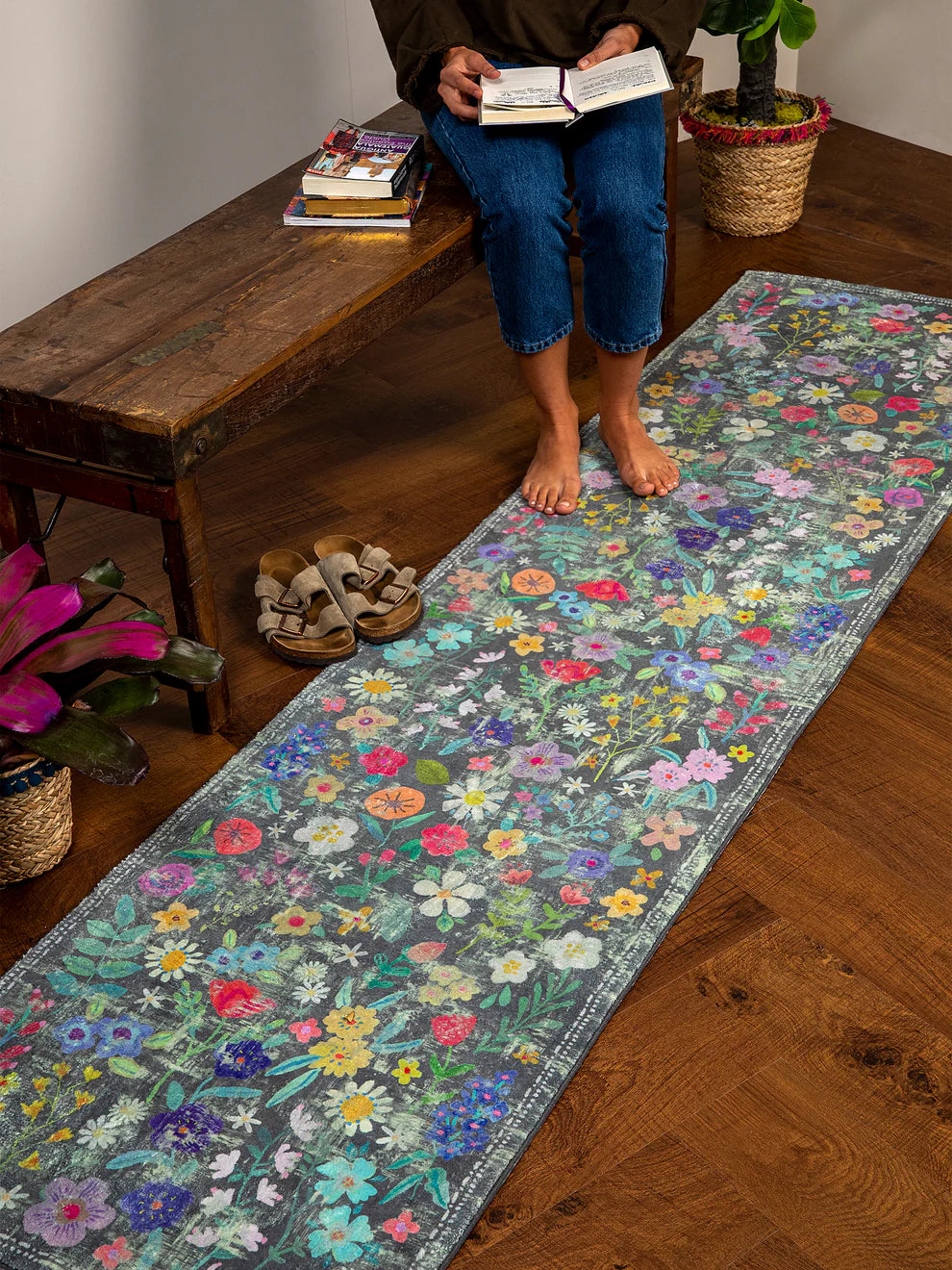 Wildflower Chenille Rug