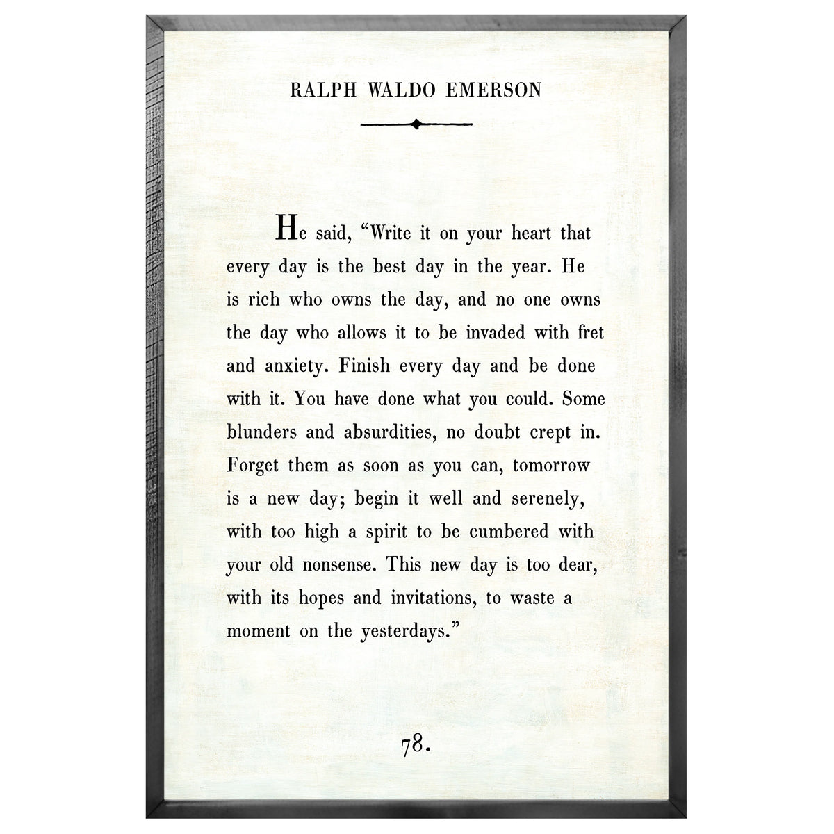 Ralph Waldo Emerson Art Print