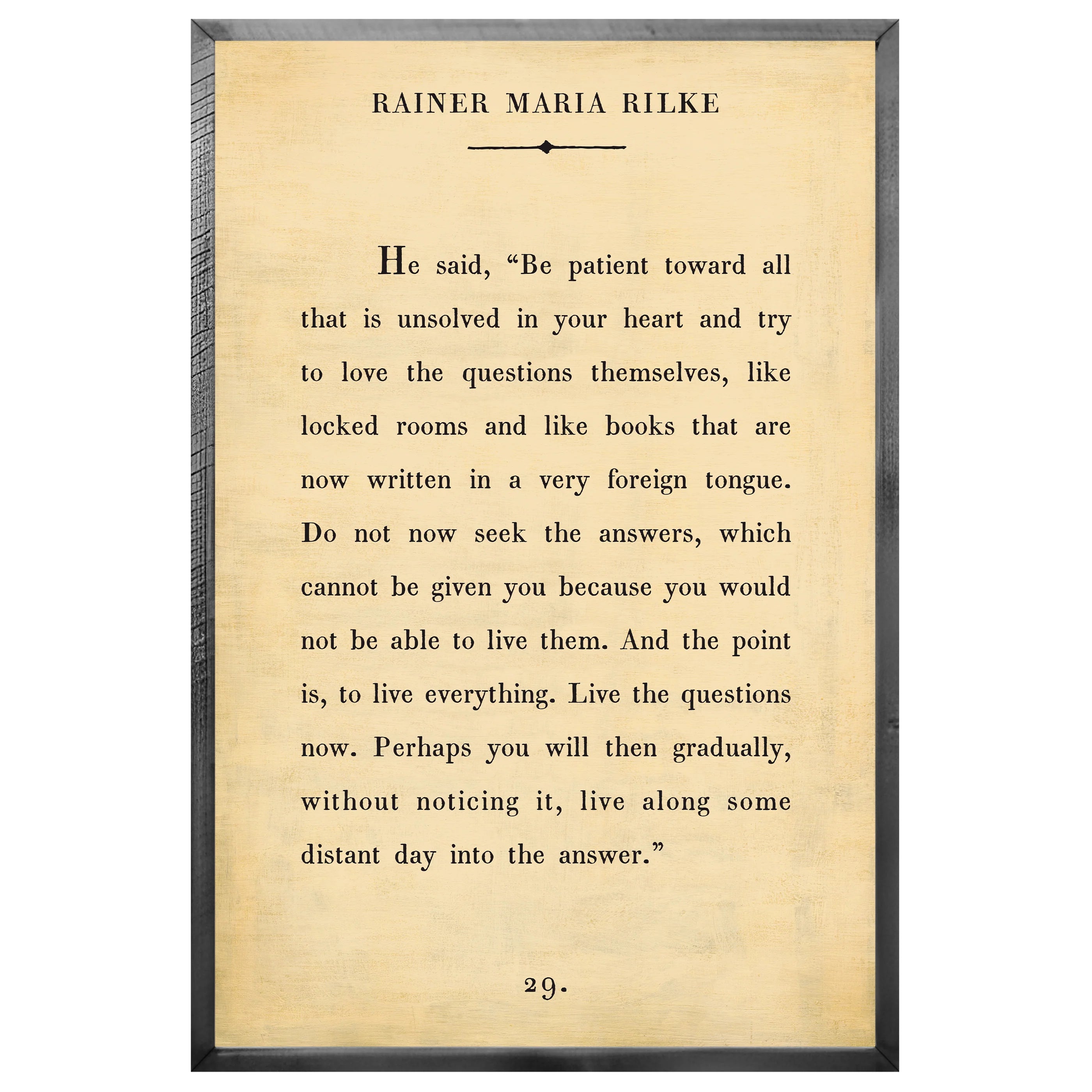 洋書 Rainer Maria Rilke: Masks and the Man Rainer Maria Rilke - Book Collection Art Print – Kennedy Sue Gift