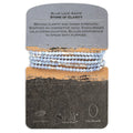 Stone Wrap: Blue Lace Agate/Silver - Stone of Clarity