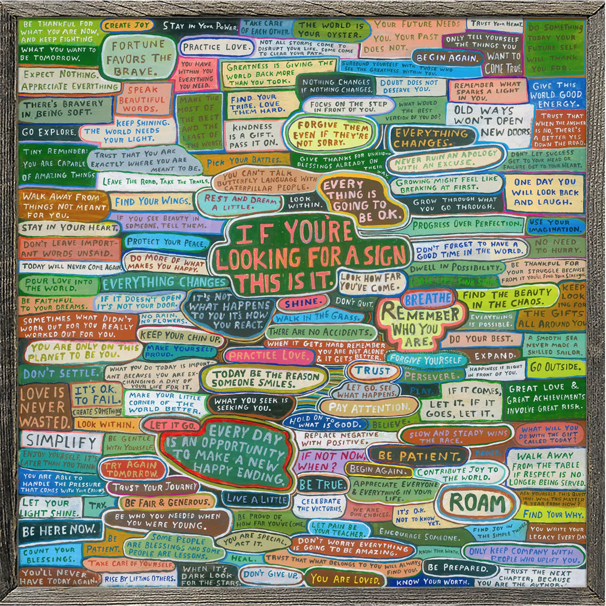 If You Are Looking For A Sign This Is It Art Print