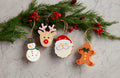 Light-Up Christmas Character Ornaments