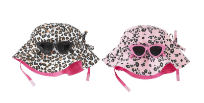 Leopard Hat & Sunglasses Sets