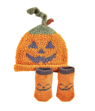 Jack-O-Lantern Hat & Sock Set