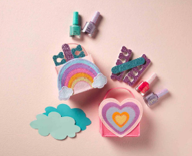 Heart & Rainbow Nail Polish Kits