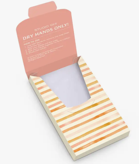 Sunny Skies Ahead Single-Use Soap Sheets, Coconut