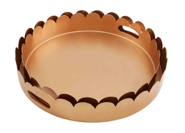 Gold Scallop Trays
