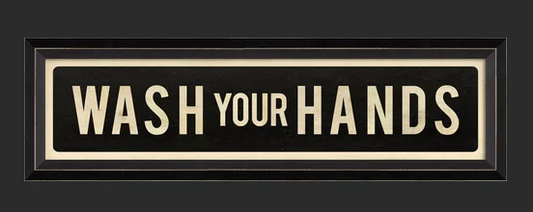 Wash Your Hands Wall Art