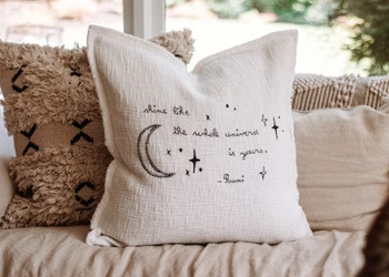 Shine - Rumi Pillow
