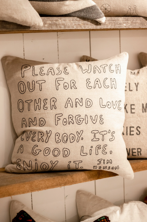 Jim Henson Embroidery Pillow