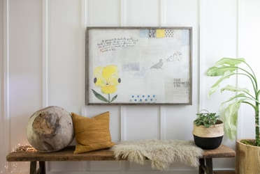 Yellow Pansy Art