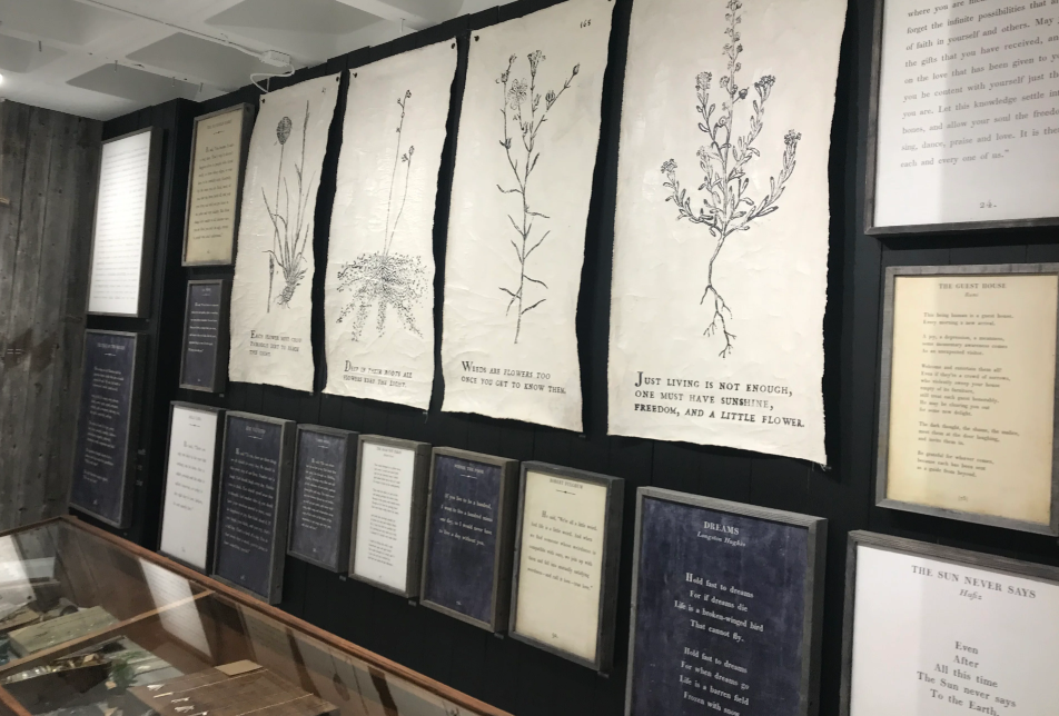 Just Living Is Not Enough - Botanical Wall Tarp