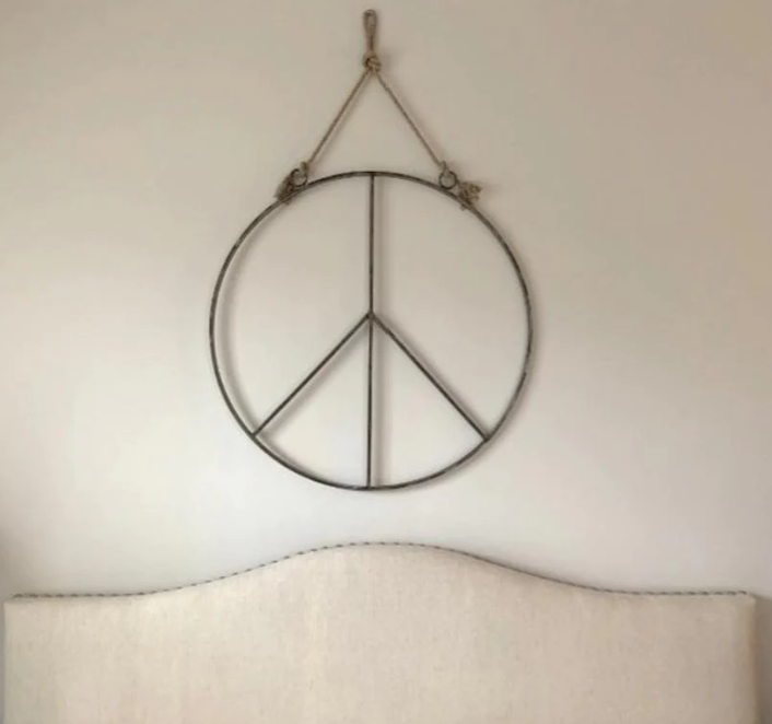 Jute Peace Sign