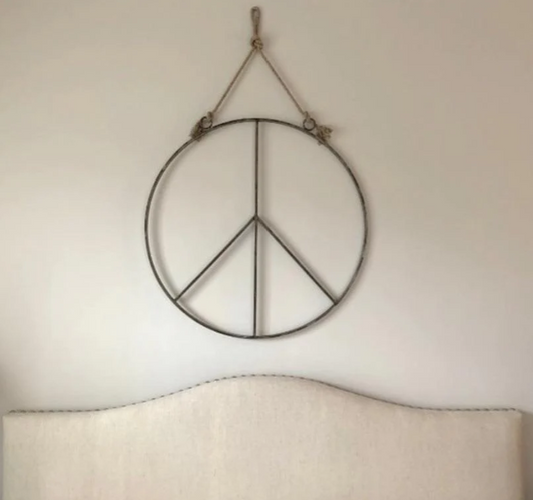 Jute Peace Sign