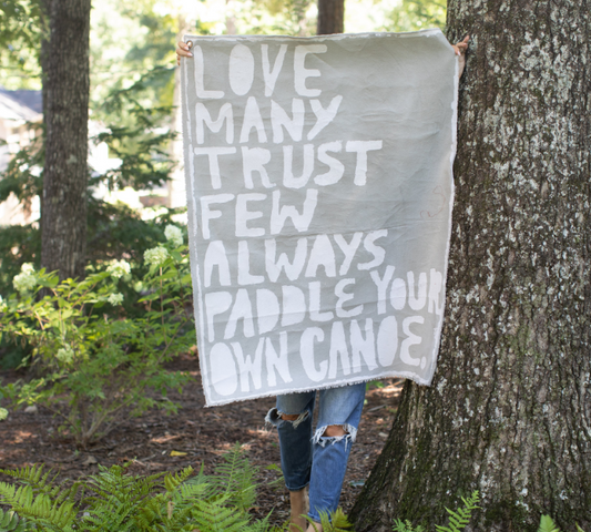 Paddle Your Own Canoe Wall Tarp