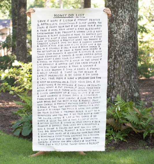Honey Do List Wall Tarp