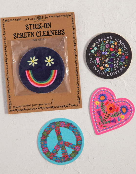 Stick-On Screen Cleaner Set