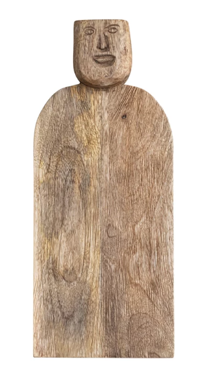Face Handle Wood Board, Small