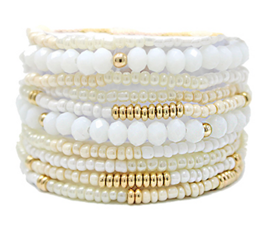 Stackable Multi-Layer Bead Bracelet