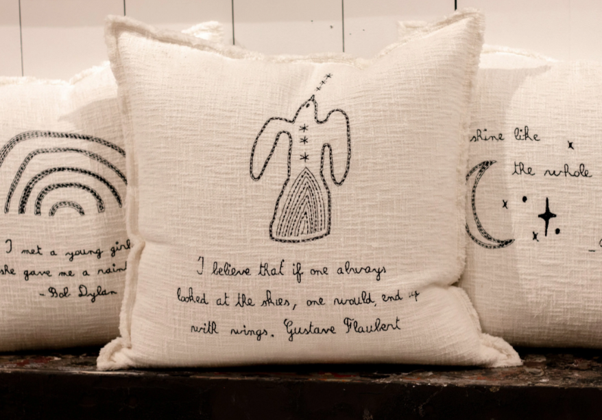 I Believe - Gustave Flaubert Pillow