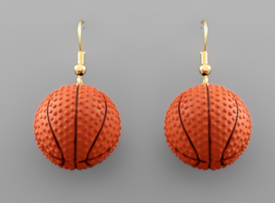 Basketball Earrings