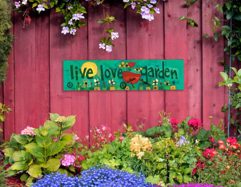 Live, Love, Garden Expressions Wall Art