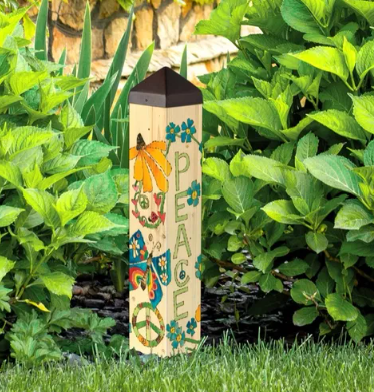 Peace 20" Art Pole