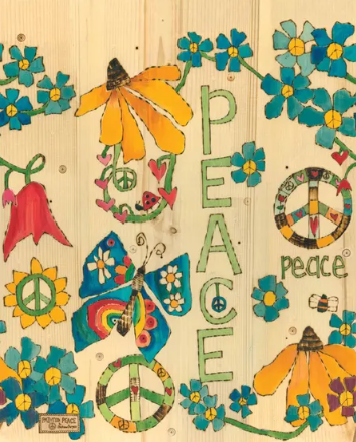 Peace 20" Art Pole
