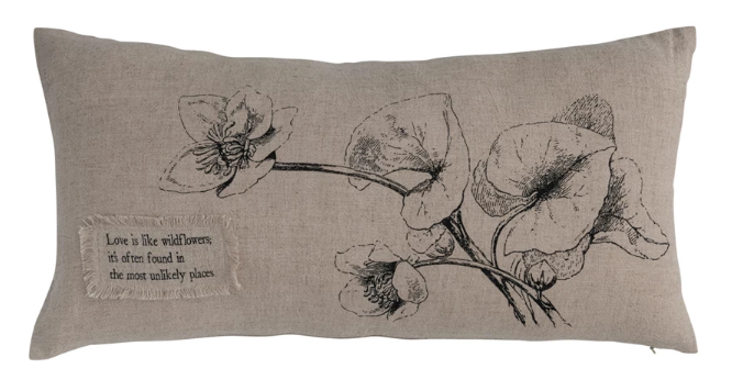 Secret Garden Lumbar Pillow