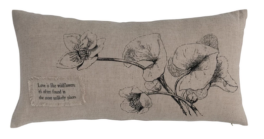 Secret Garden Lumbar Pillow