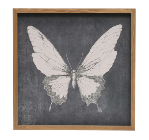 Wood Framed Butterfly