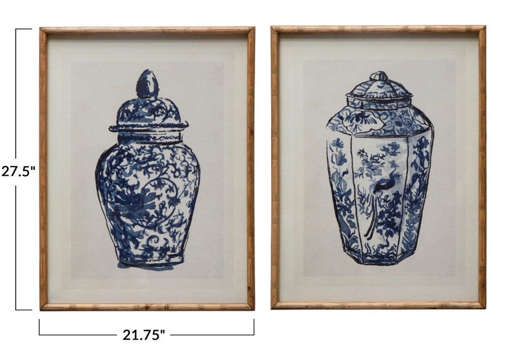 Blue Ginger Jar Wall Art