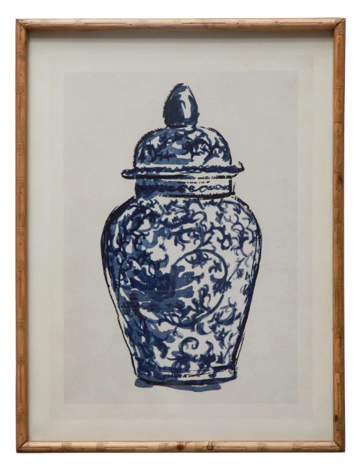 Blue Ginger Jar Wall Art