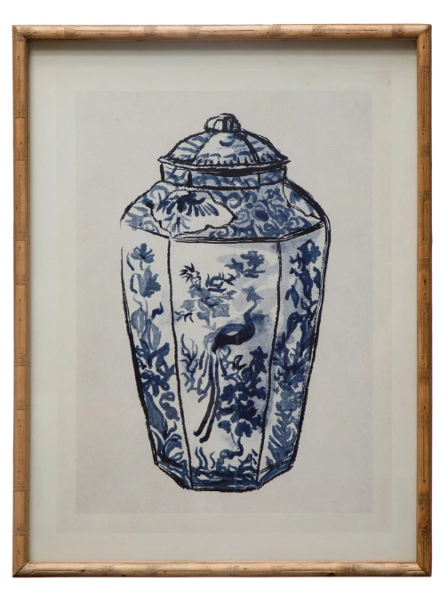 Blue Ginger Jar Wall Art