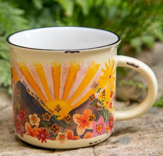 Camp Coffee Mug - Mountains