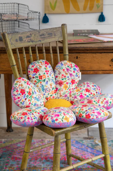 Reversible Seat & Floor Cushion - Flower