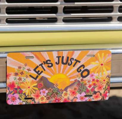 Novelty License Plate - Let's Just Go