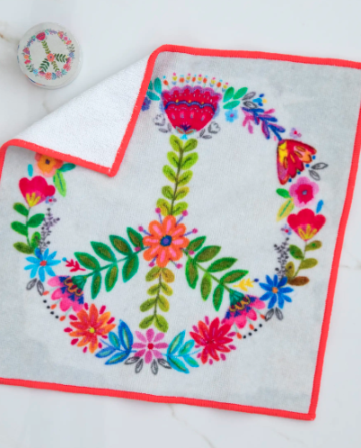 So Soft Washcloth, Peace Sign