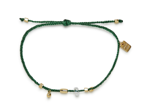 Pura Vida Raw Stone & Bead Gold Dainty Thread Bracelet
