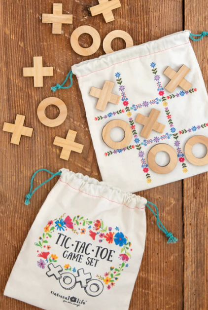 Wooden Tic Tac Toe Set
